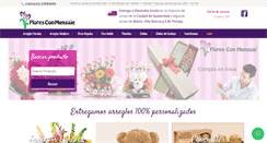 Desktop Screenshot of floresconmensaje.com
